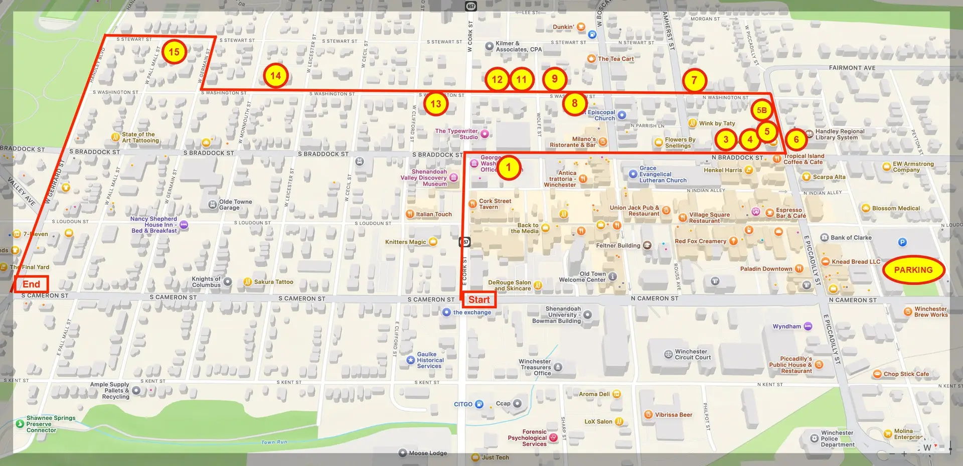 Parade Site Map Firefighters