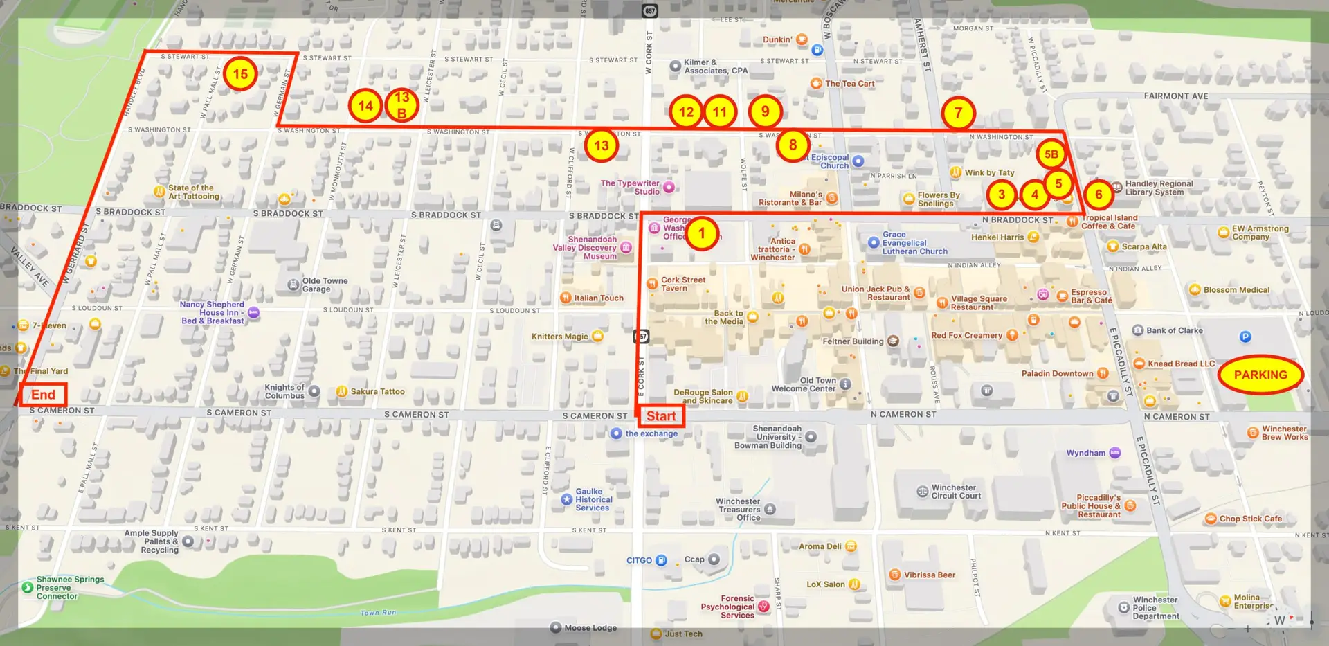Parade Site Map Firefighters